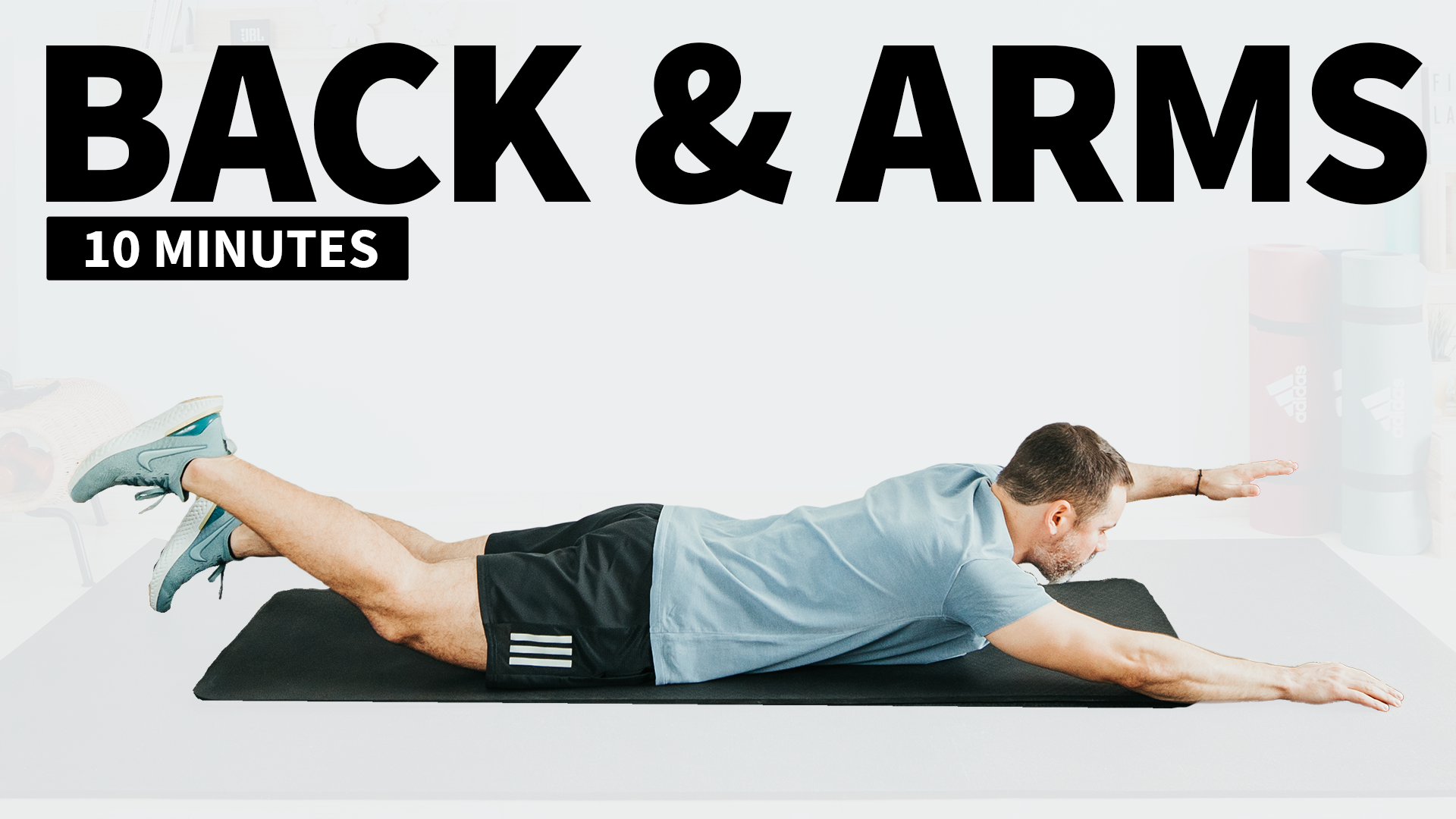 10 Min Back & Arms Workout | Upper Body Fat Burn